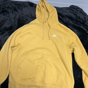 Nike Men's Mustard Hoodie